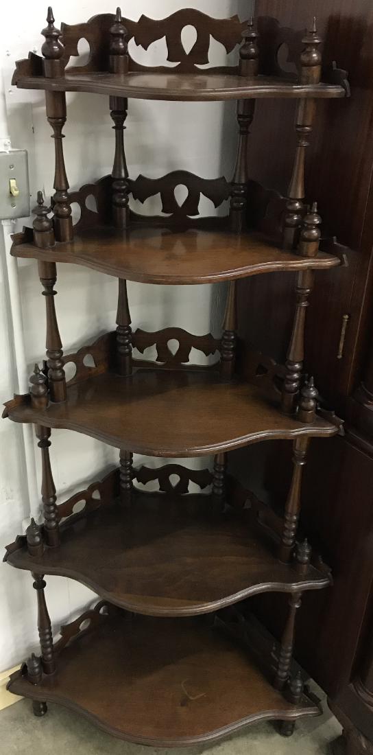 Victorian Corner Whatnot Shelf (1 of 4)