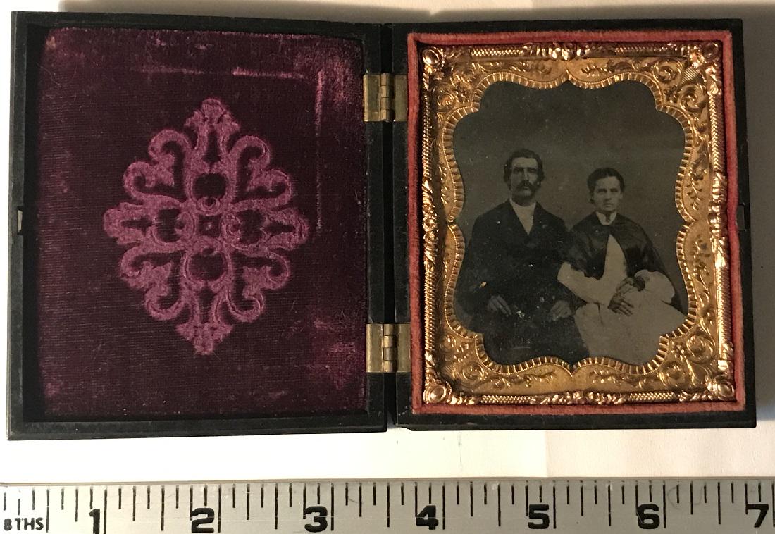 Tintype Photograph in Thermoplastic Case (1 of 4)