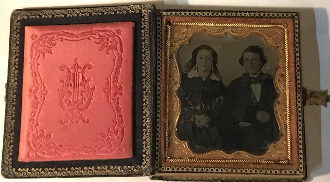 Tintype Photograph in a MOP Inlaid Case (1 of 7)