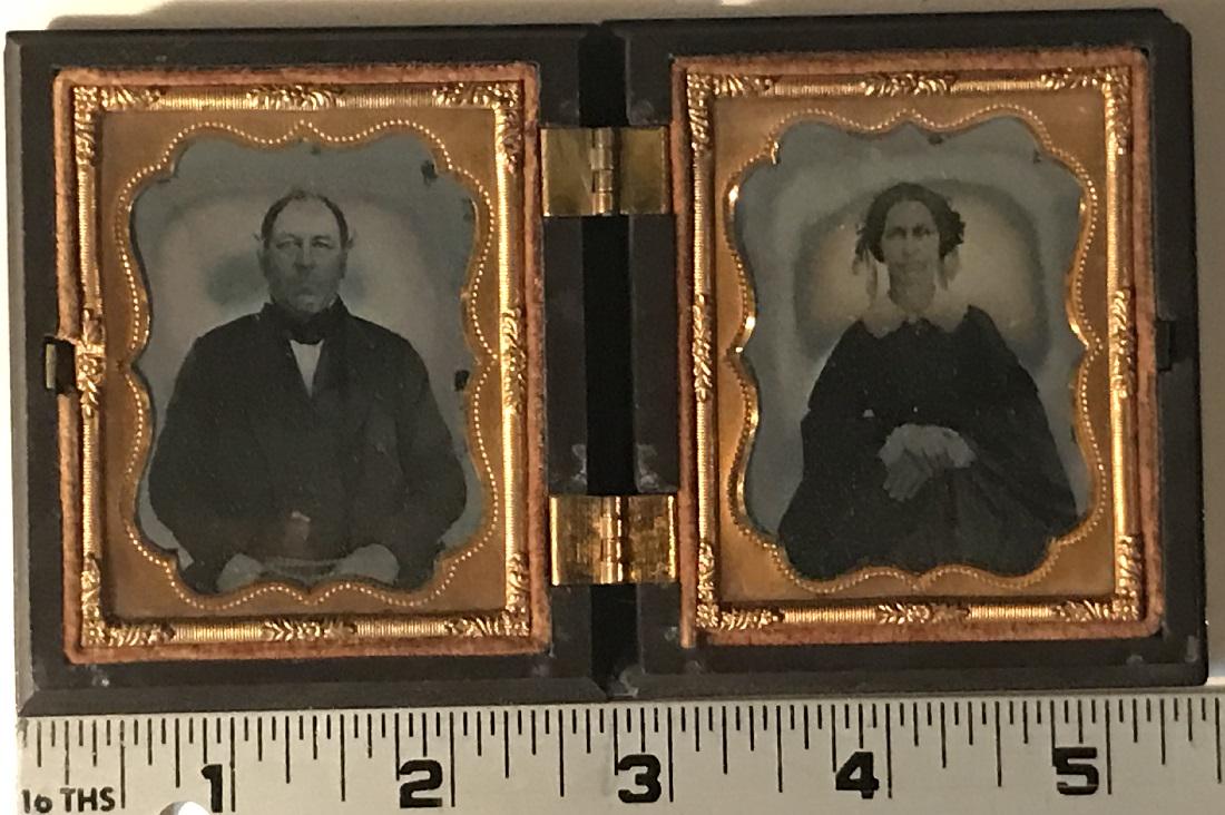 2 Daguerreotypes in a Thermoplastic Case (1 of 6)