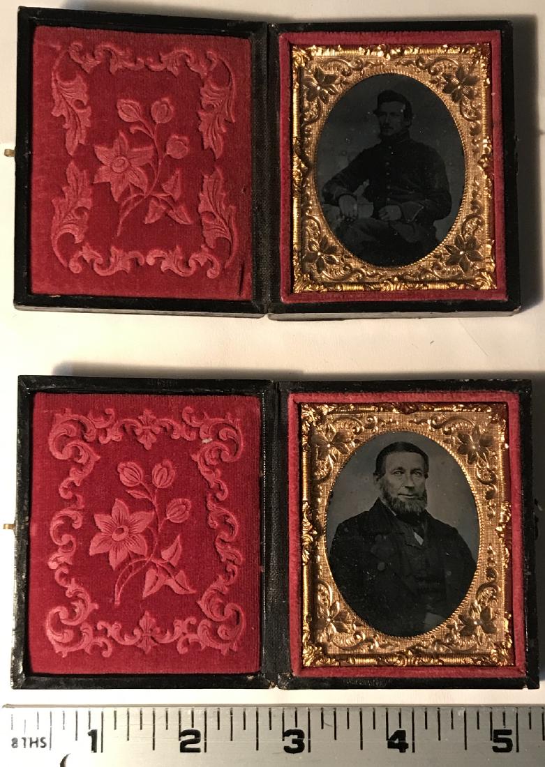 3 Photographs Including Civil War Soldiers (1 of 9)