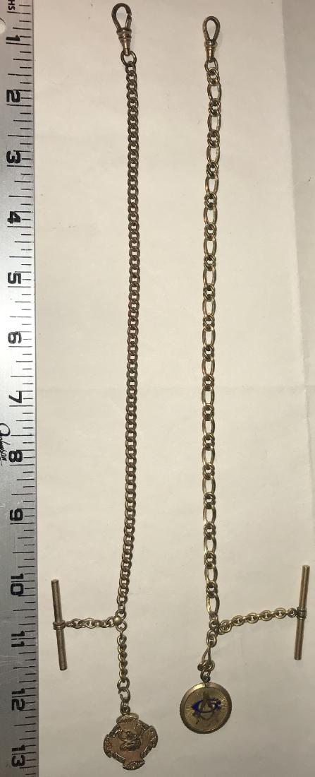 2 Victorian Gold Filled Pocket Watch Fobs (1 of 8)