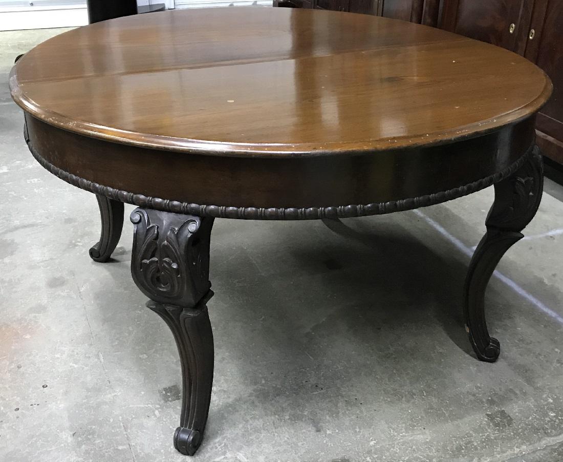 Late Victorian Round Dining Table (1 of 6)