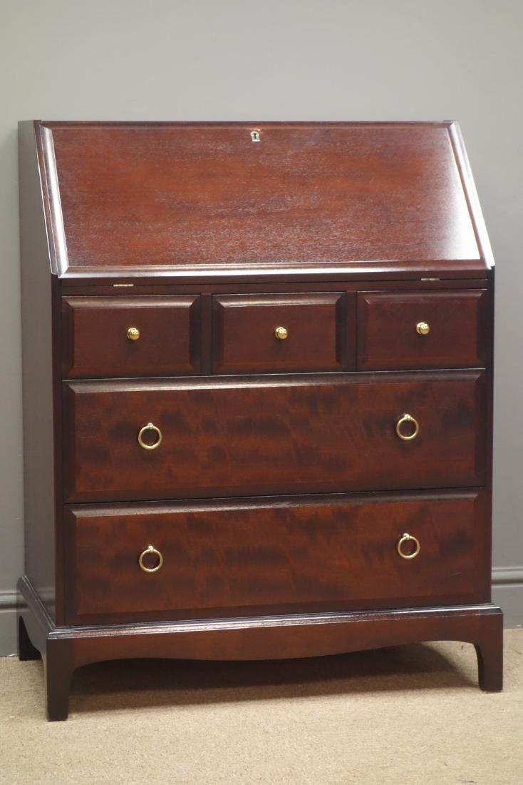 Stag Minstrel Mahogany Fall Front Bureau W76cm H98cm Dec 15