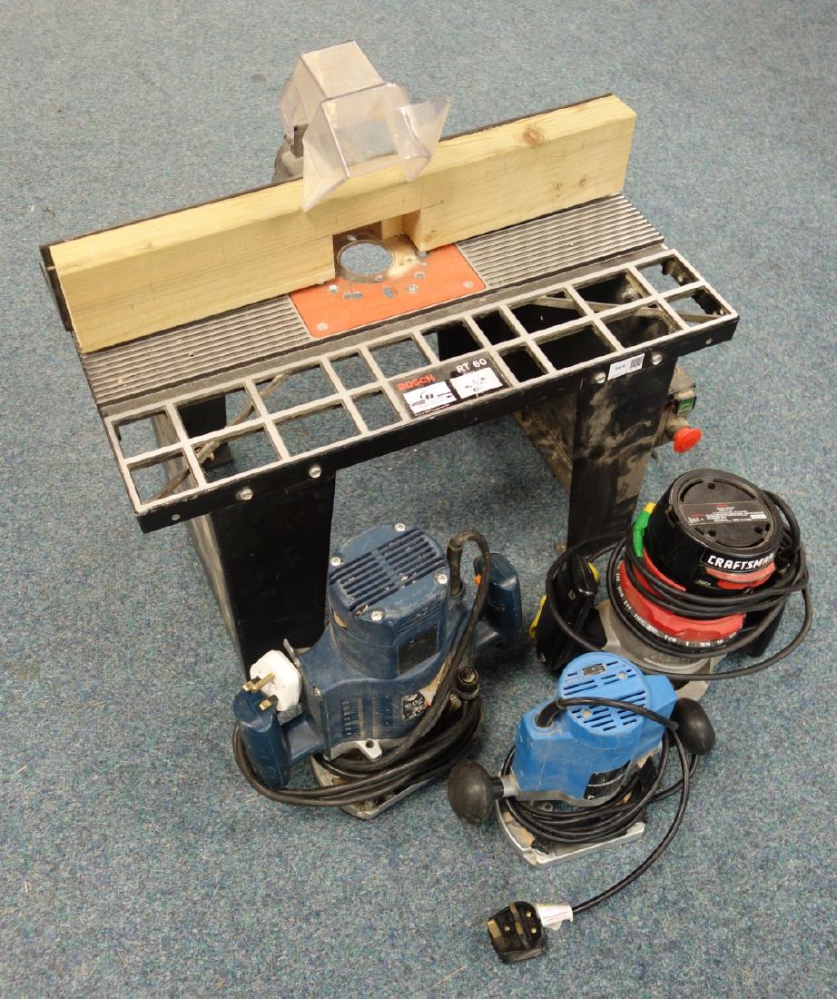 Bosch Rt 60 Router Table A Bosch Gof 1700 Ace Plunge