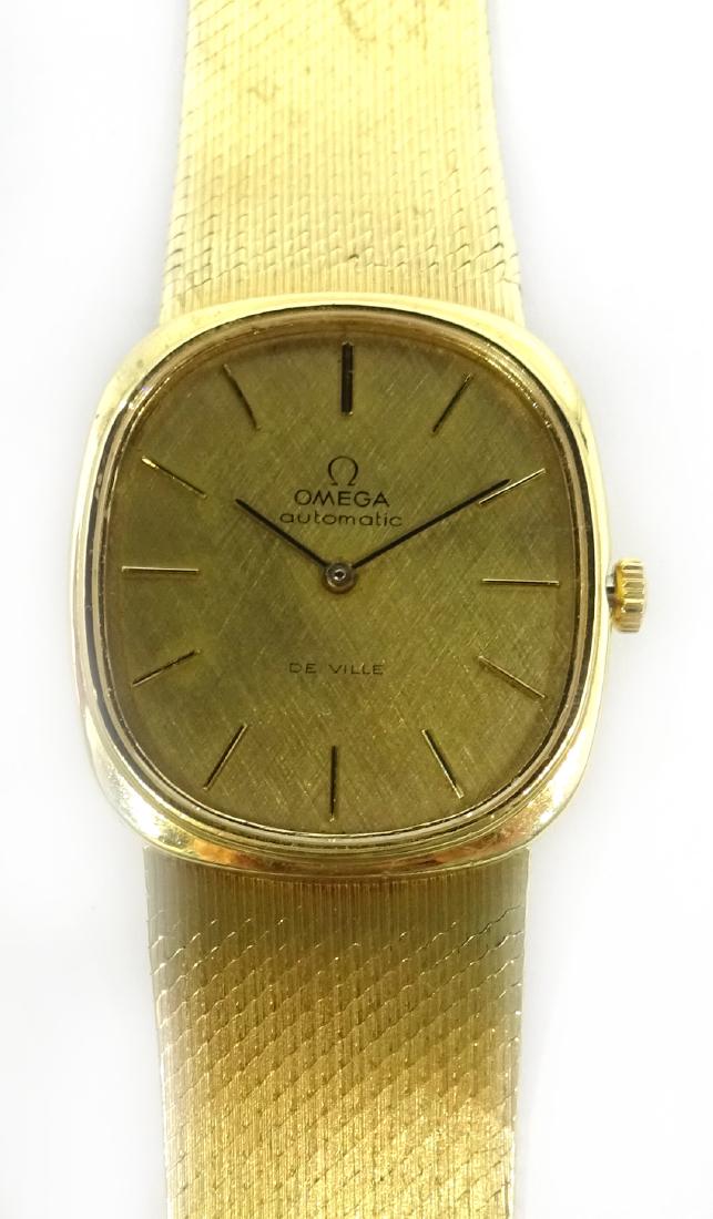 Omega de ville 18ct gold automatic bracelet wristwatch (1 of 7)