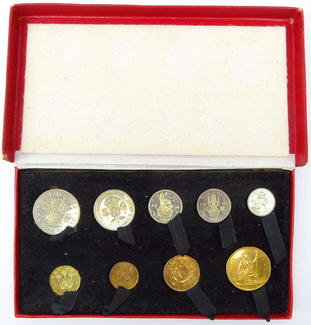 Great British King George VI 1950 proof set, in (1 of 2)