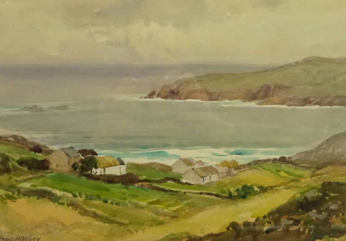 Frank McKelvey (Irish 1895-1974): Coastal Cottages (1 of 2)