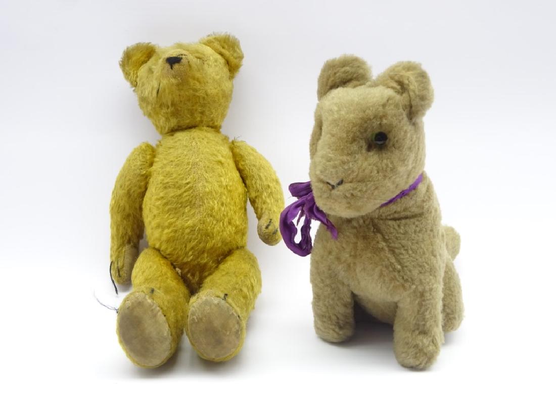 teddy bear with growler