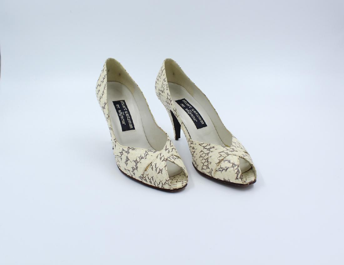 Stuart Weitzman Pumps Heels: For Mr. Seymour, Snakeskin, Size: 8 M