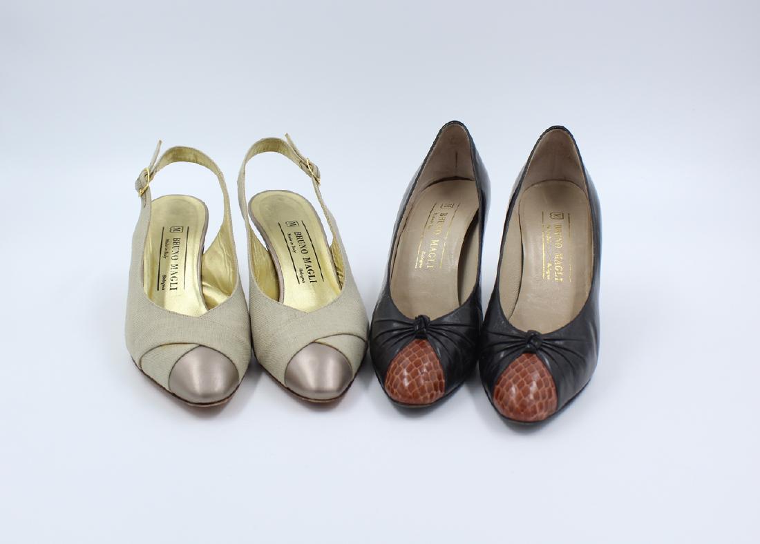 Two Bruno Magli Pump Heels: Bologna Italy, Size: 8