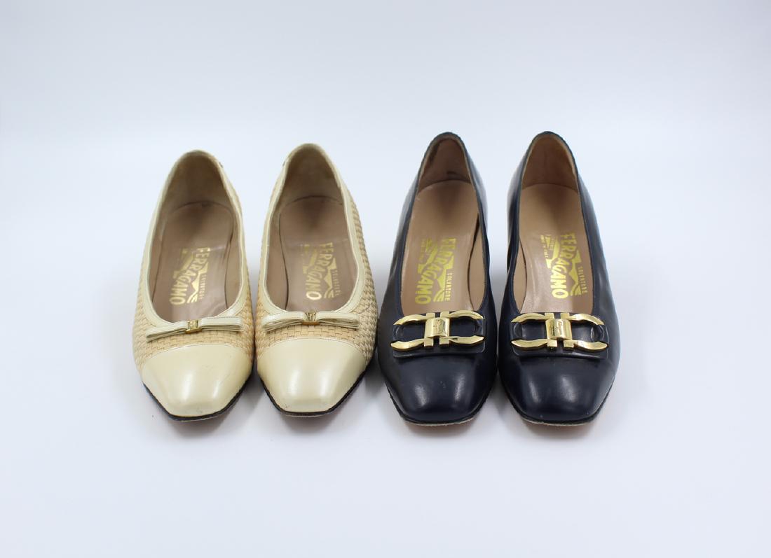 Two Salvatore Ferragamo Pumps (1 of 7)