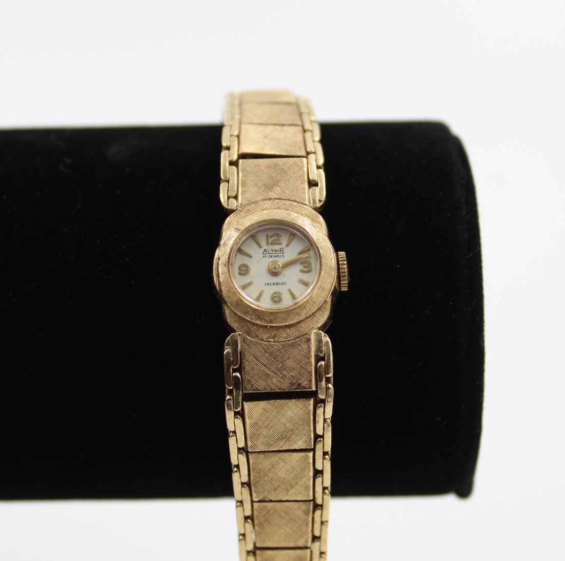 Vintage 14k Gold Altair Ladies Wrist Watch (1 of 7)