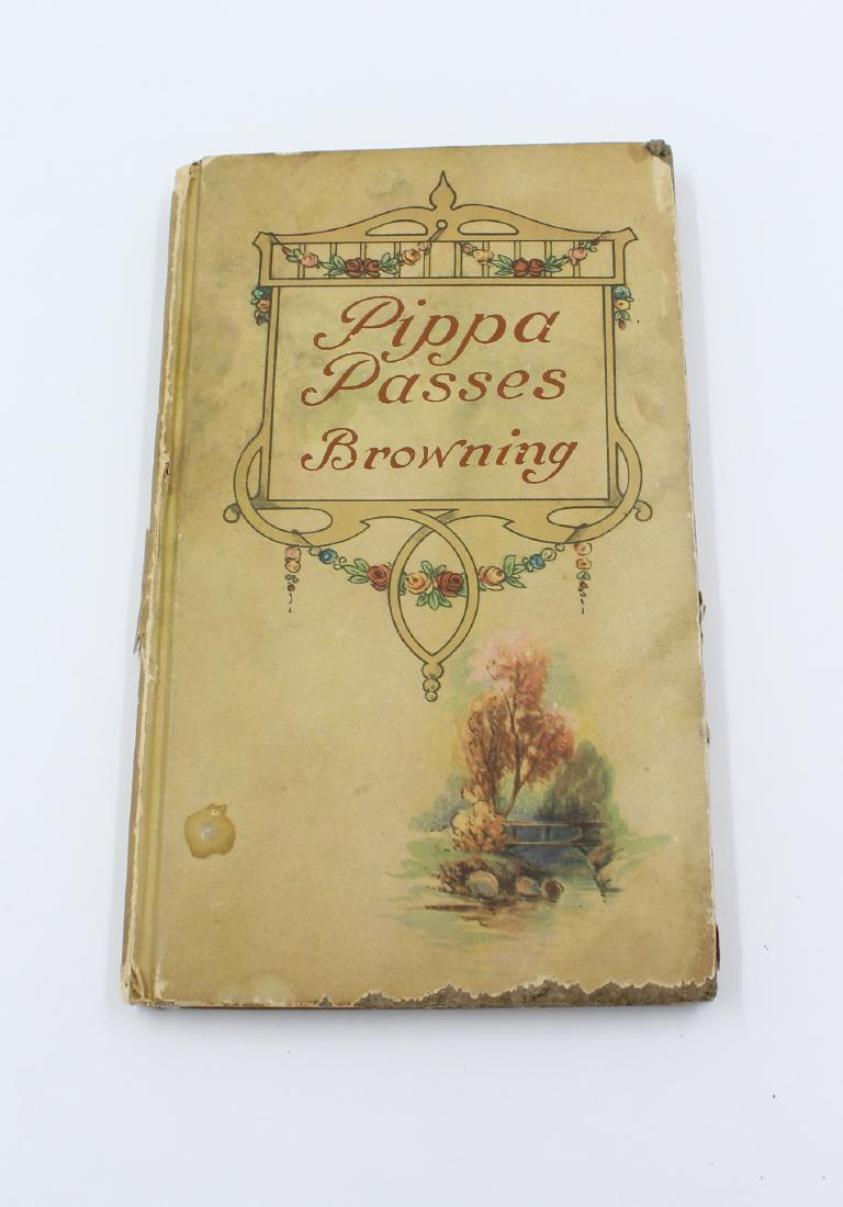 1841 Pippa Passes - Robert Browning: Barsey and Hopkins, New York, Rare Book