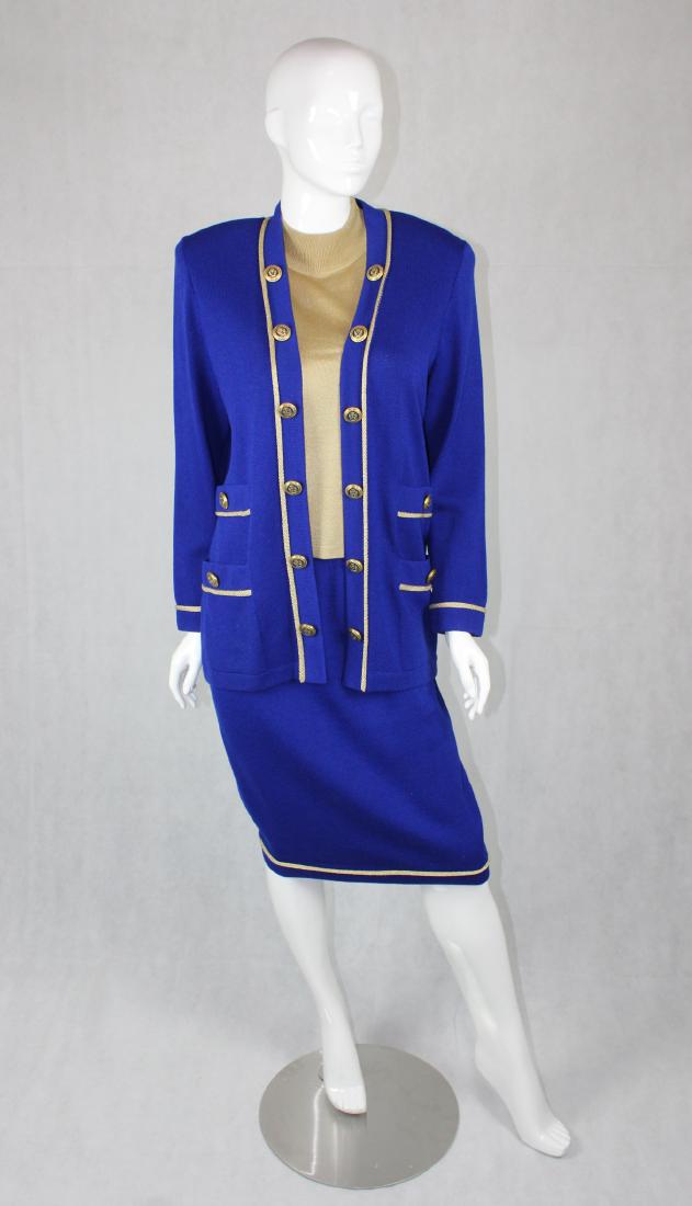 Blue St. John Marie Gray Jacket & Dress (1 of 3)