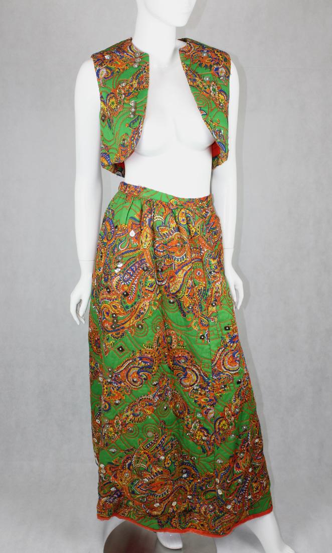 Vintage BOHO Joan Leslie Floor Length Skirt & Vest (1 of 6)