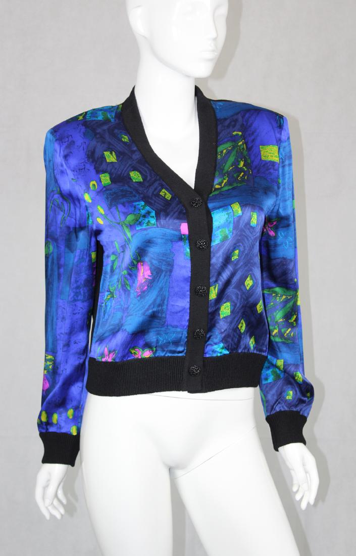 Vintage Silk/Wool St. John Evening Jacket (1 of 4)