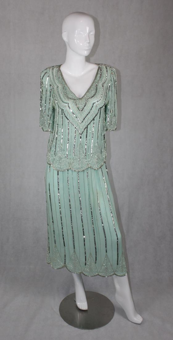 Vintage Judith Ann 100% Silk Dress (1 of 7)