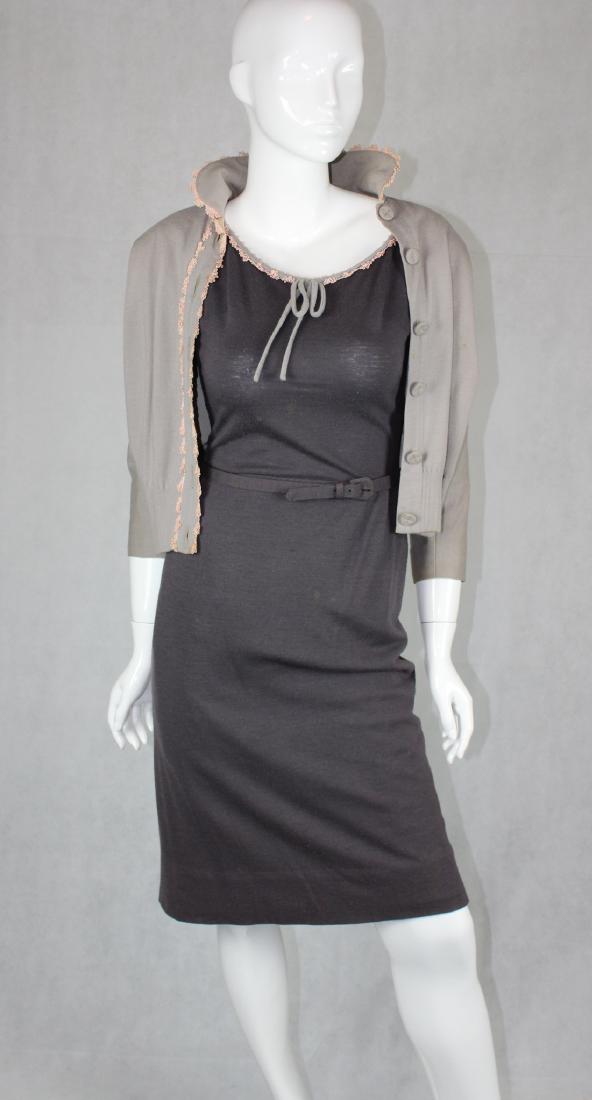 40s Vintage Howard Greer Dress and Jacket (1 of 8)
