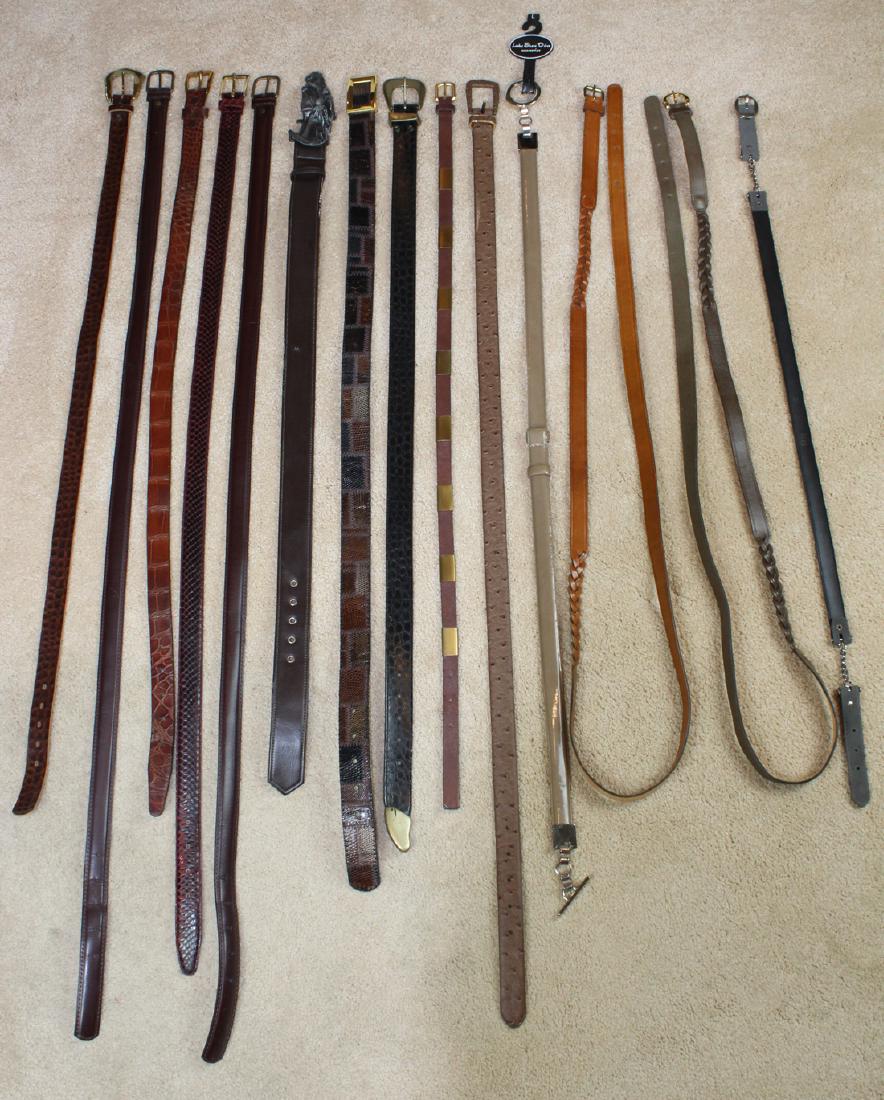 Lot (14) Women's Belts (1 of 5)