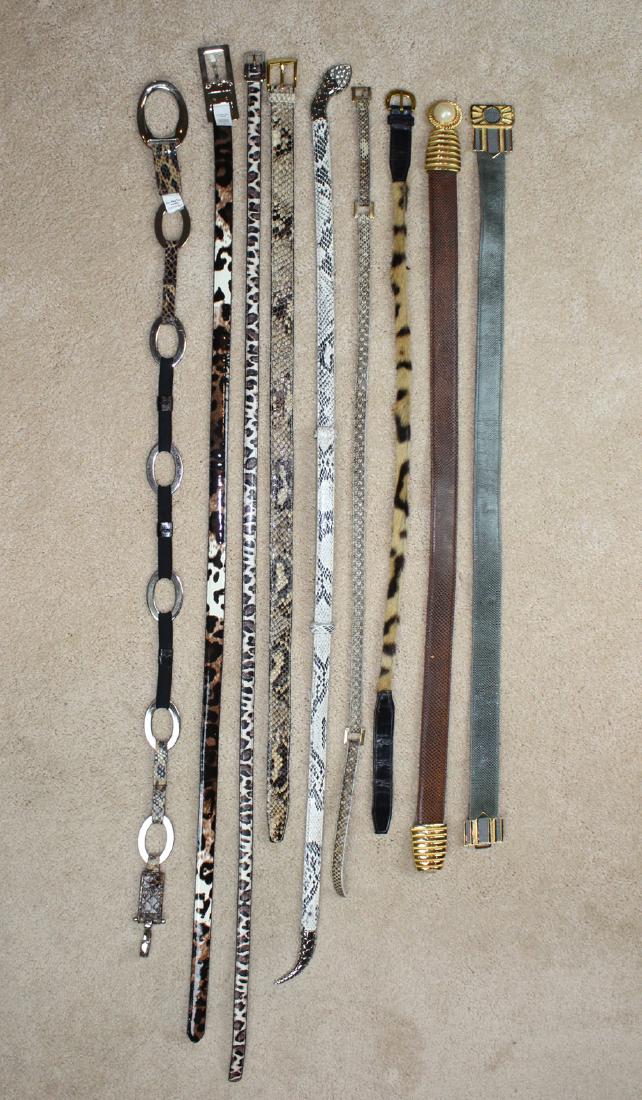 Lot (9) Women's Belts (1 of 3)
