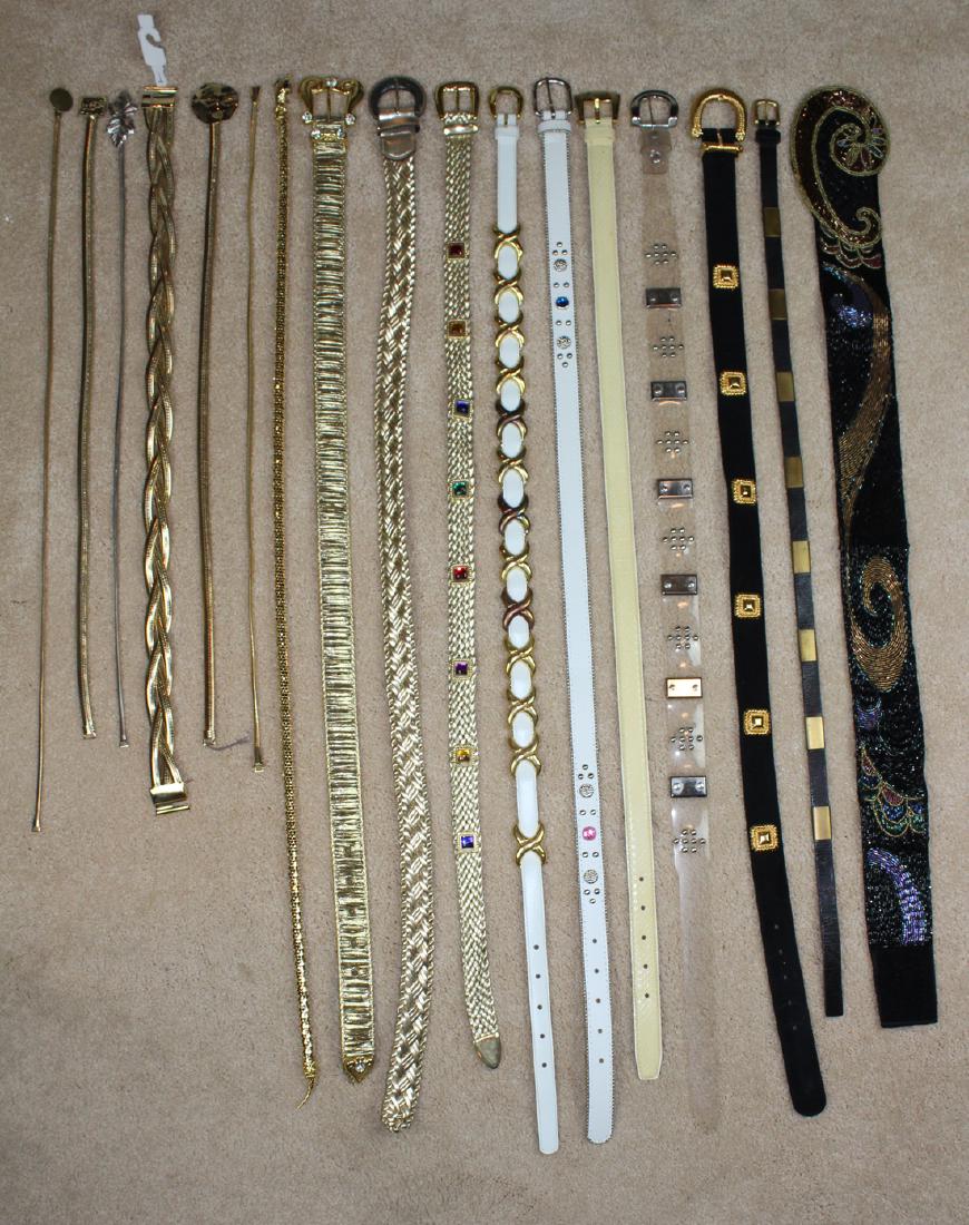 Lot (17) Women's Belts (1 of 5)