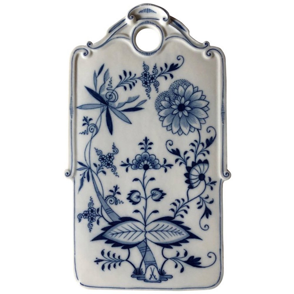 Late 19th Century Meissen Porcelain Blue Onion Cutting (1 of 4)