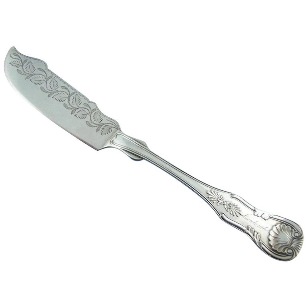 Early Coin Silver R&W Wilson Serving Knife King / Kings (1 of 5)