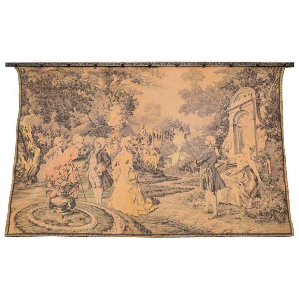 19th Century French Rococo Revival Tapestry Textile (1 of 8)