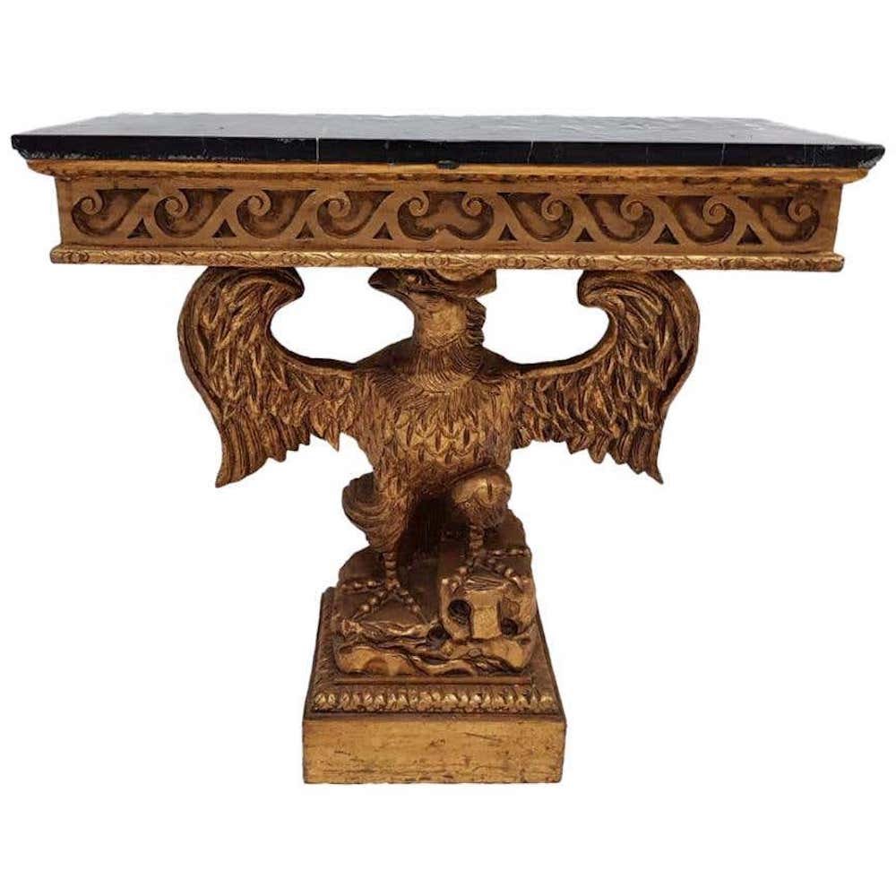 Fabulous Gold Gilded Eagle M/T Console Table (1 of 4)