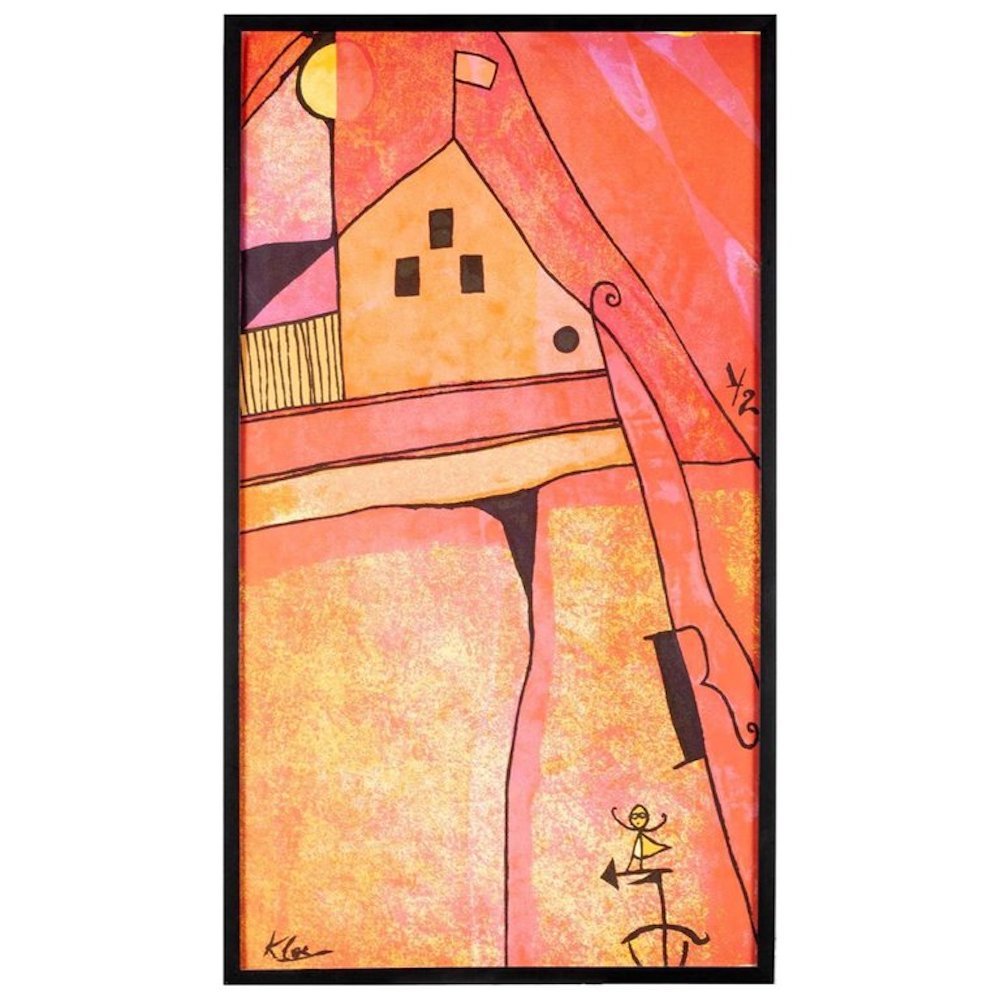 After Paul Klee Original Painting (1 of 6)