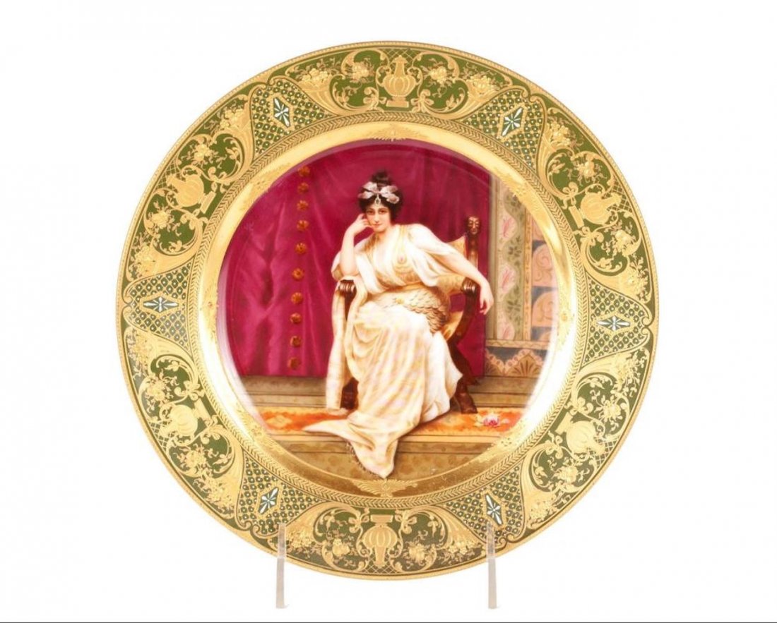 Royal Vienna Portrait Plate 'A' (1 of 10)