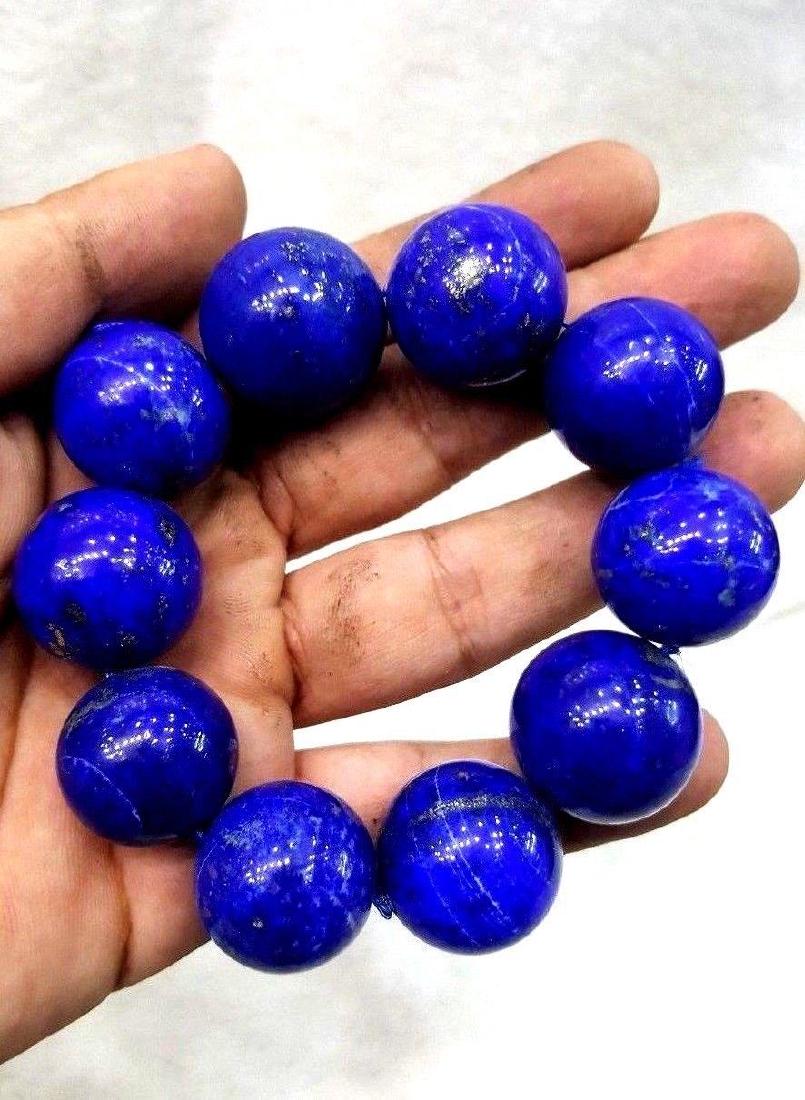 SUPREME QUALITY LAPIZ LAZULI BRACLET: SUPREME QUALITY LAPIZ LAZULI BRACLET: Worldwide: Flat-rate of $18.00 to anywhere. shipping rates are determined by Parcel weight and destination. Combined shipping: Please ask about combined shipping