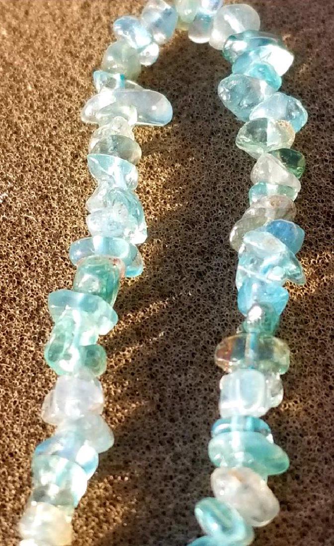 Deep Blue Aquamarine Beaded Healing Necklace: Supreme Quality Natural Deep Blue Aquamarine Beaded Healing Necklace: Worldwide: Flat-rate of $18.00 to anywhere. shipping rates are determined by Parcel weight and destination. Combined shipping: Ple
