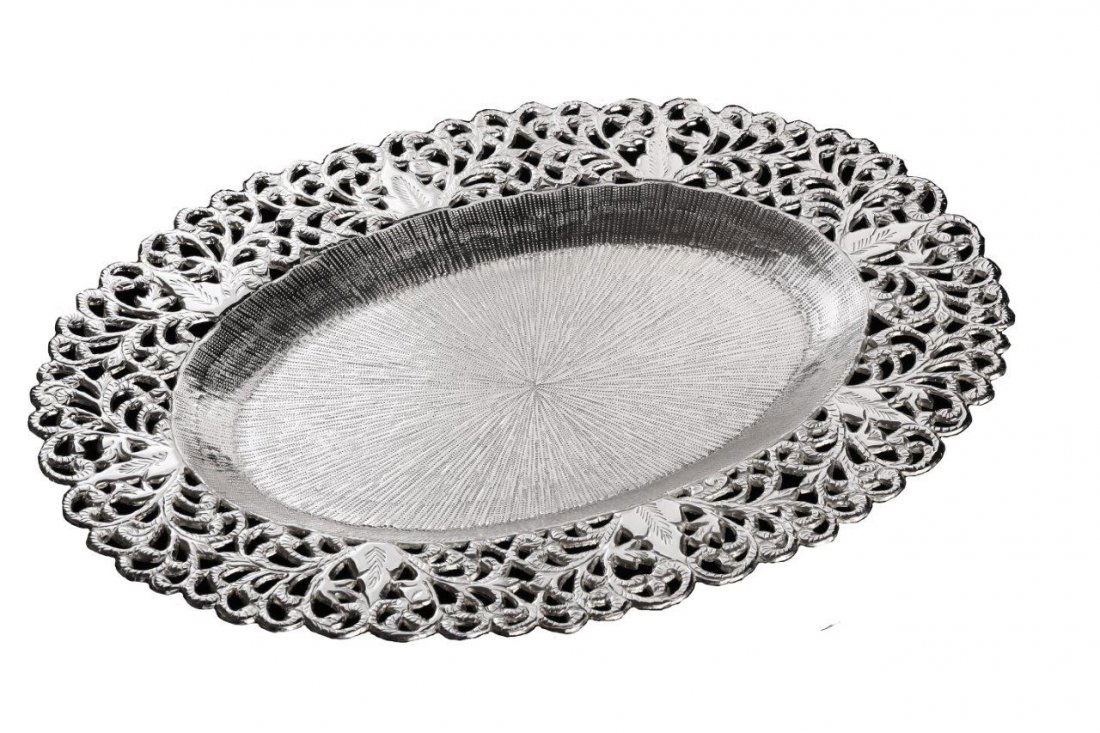 Silver Simran tray: Silver simran tray: Flat-rate of $45.00 to anywhere.shipping rates are determined by Parcel weight and destination.Combined shipping: Please ask about combined shipping for multiple lots before biddin