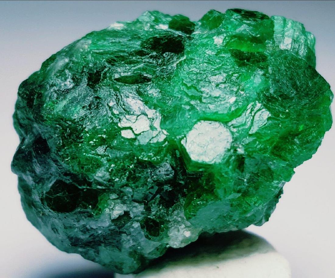 57 Carats Emerald Crystal: 57 Carats Supreme Quality Natural Emerald Crystal in Amazing shape mined from the mines of swat Valley Pakistan: Flat-rate of $23.00 to anywhere. shipping rates are determined by Parcel weight and des