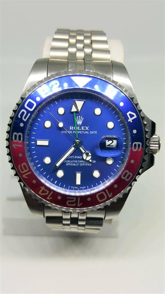 Rolex Oyster Perpetual GMT Master Automatic Watch for: Top quality Master Replica of Rolex Oyster Perpetual GMT Master Automatic Watch for Men : Flat-rate of $23.00 to anywhere. shipping rates are determined by Parcel weight and destination. Combined ship