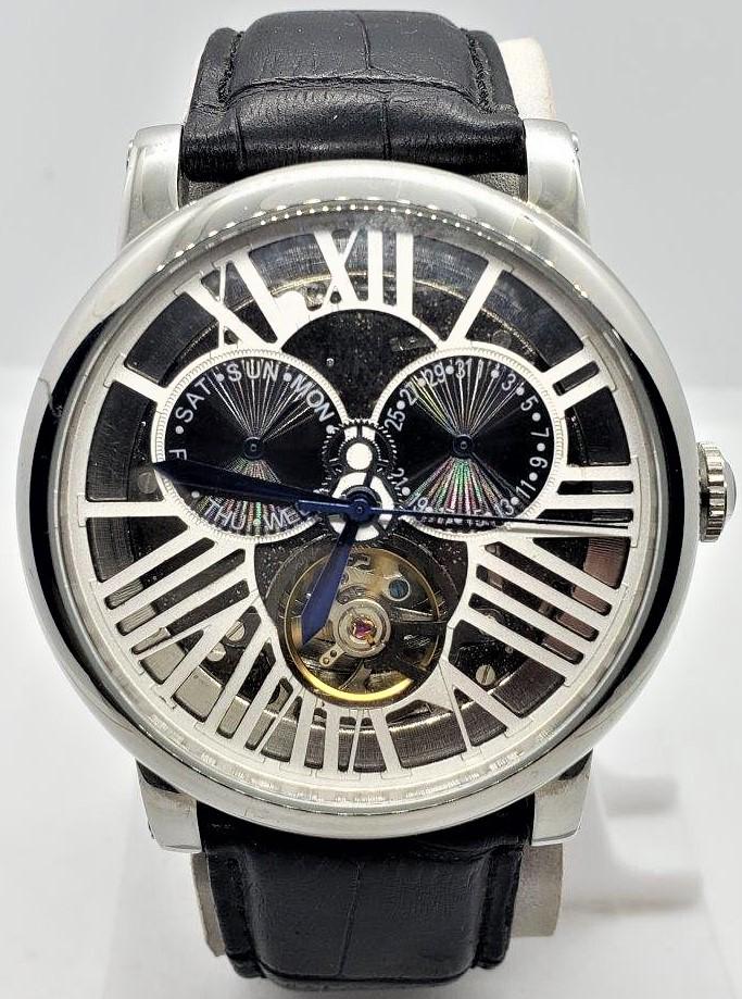 Cartier Tourbillon Automatic White Dial Watch: Cartier Tourbillon Automatic White Dial Watch : Flat-rate of $23.00 to anywhere. shipping rates are determined by Parcel weight and destination. Combined shipping: We offer combine shipping on multipl