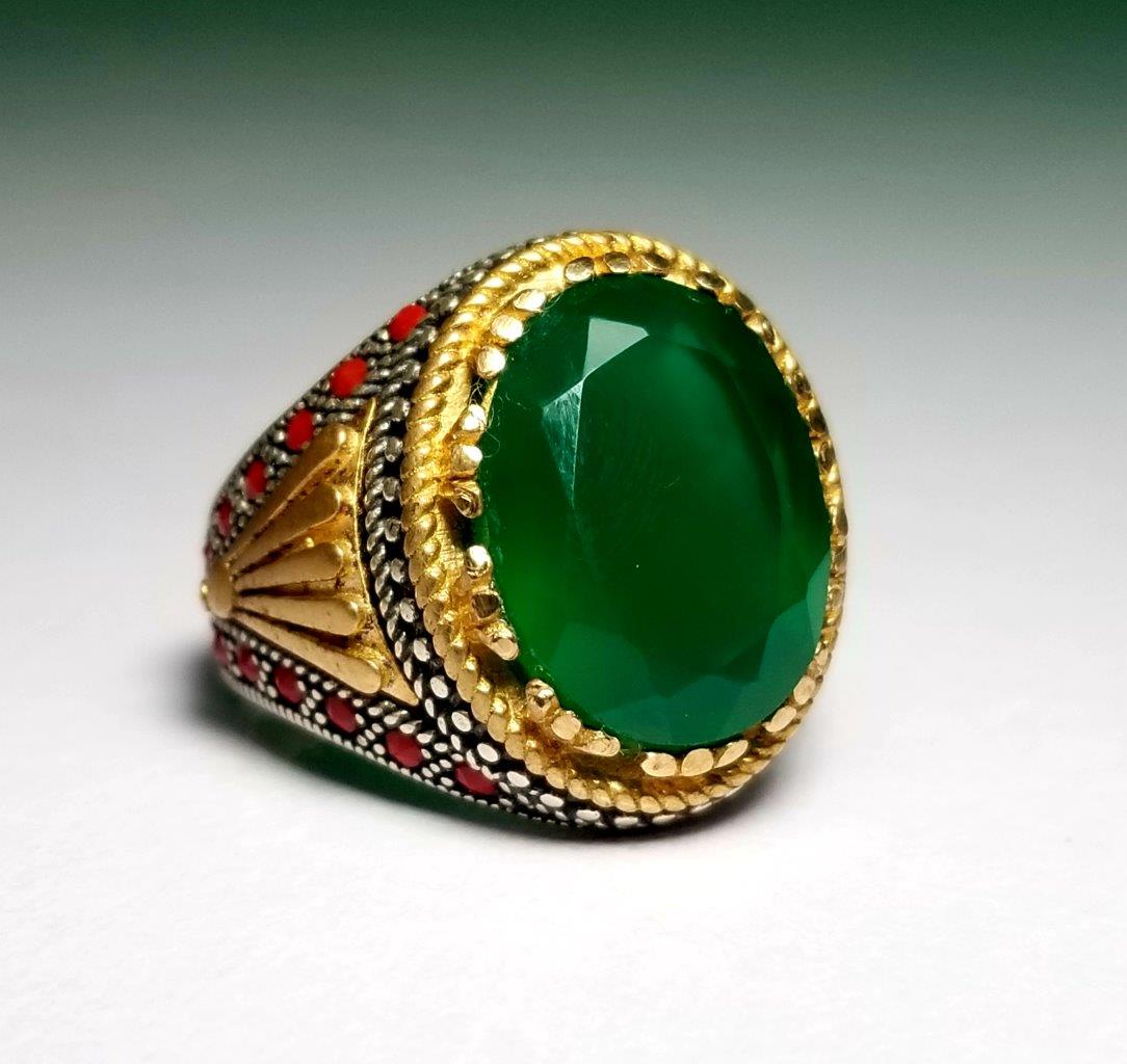 Natural Chalcedony Sterling Silver Ladies Ring (1 of 5)