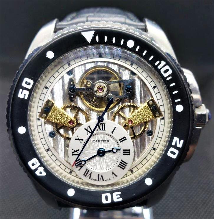 Cartier Tourbillon Automatic Watch: Master Quality Non Authentic Cartier Tourbillon Automatic Watch shipping rates are determined by Parcel weight and destination. Combined shipping: We offer combine shipping on multiple items purchased
