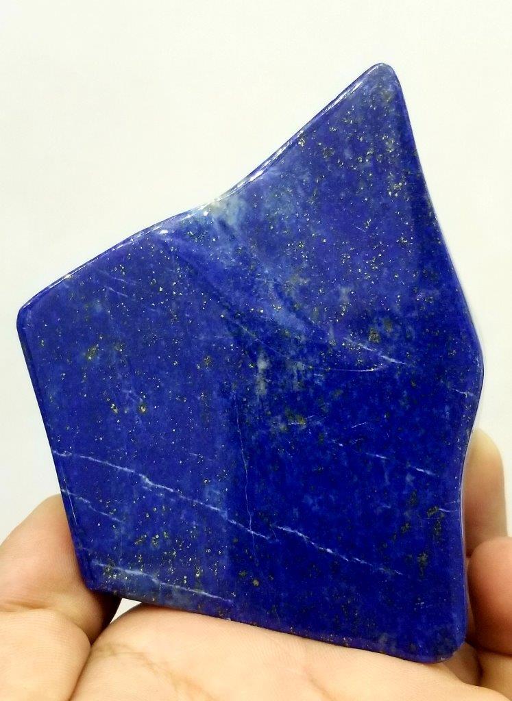 255 Grams Afghan Lapis Lazuli Decorative Tumble: 255 Grams Supreme Quality Hand Made Afghan Lapis Lazuli Decorative Tumble : Flat-rate of $28.00 to anywhere. shipping rates are determined by Parcel weight and destination. Combined shipping: We offer