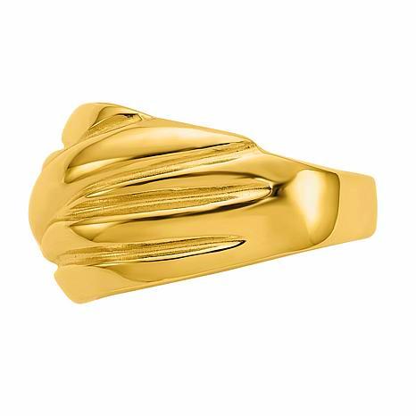 21k Solid Gold Dome RING - 3