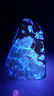 295 Grams Naturally itched Fluorescent Calcite Tumble - 6