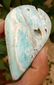 111 Grams Naturally itched Aragonite tumbler - 3