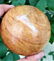 650 Grams Beautiful Wood Stone Sphere