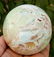 699 Grams Naturally itched Aragonite Sphere - Diameter
