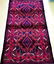 Hand Knotted Red Afghan Bokhara Wool Rug