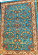 Royal Blue Persian Wool Rug 3'x5'