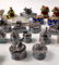 A mixed lot of unusual white metal pill and trinket - 3