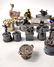 A mixed lot of unusual white metal pill and trinket - 4